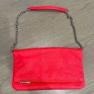 Express "Leather" Foldover Bag